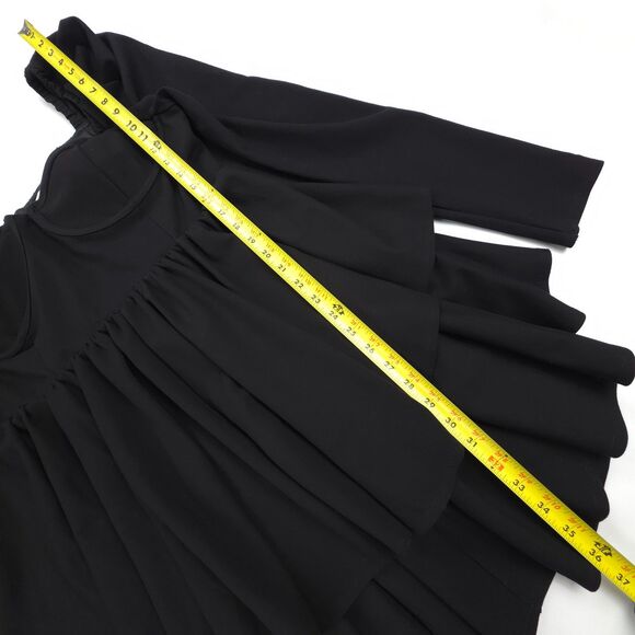 NEW Selkie Boleyn Dress Caviar Black Whimsigoth Coquette Lolita Romantic Goth 2X - Picture 4 of 6